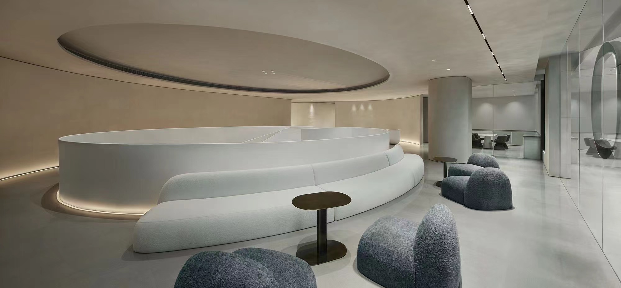 customized public sofa sofá público personalizado