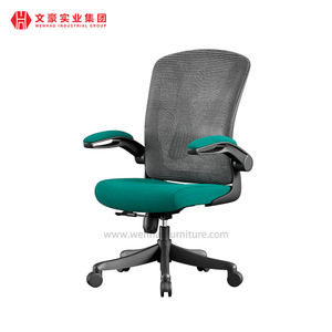 Melhor cadeira de escritório de malha com assento verde fabricantes de cadeiras de mesa estofadas na China