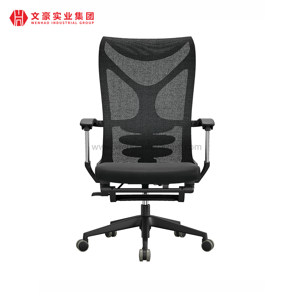 Cadeira ergonômica moderna para computador, multifuncional, com costas médias, gerente executivo, malha giratória, cadeira de escritório