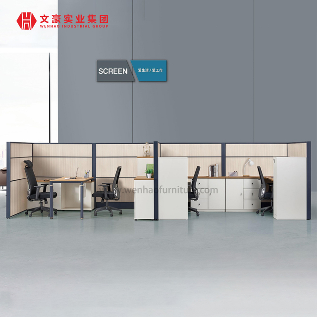 Fábrica de estações de trabalho na China Design de móveis de escritório com tela de trabalho