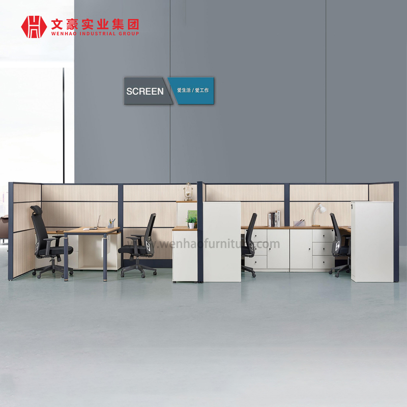 Fábrica de estações de trabalho na China Design de móveis de escritório com tela de trabalho