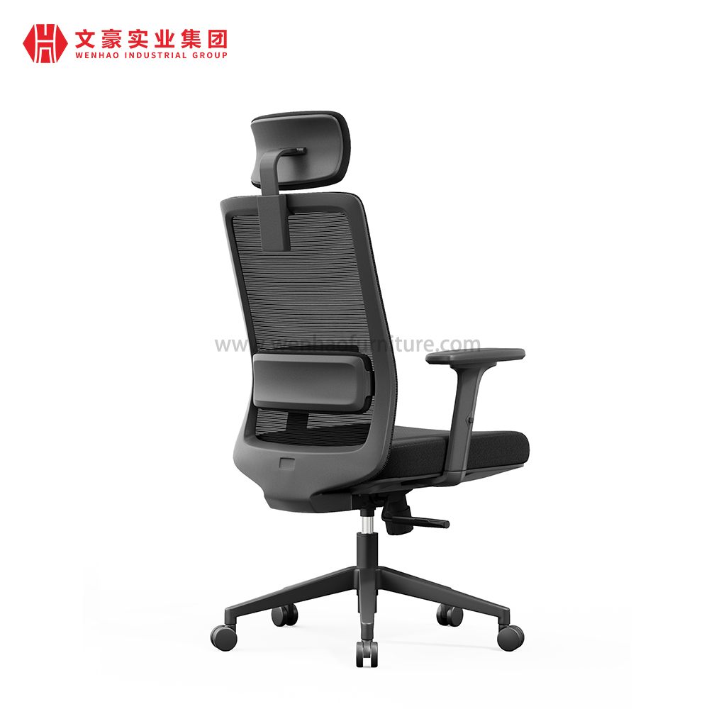 Mobiliário de escritório Foshan Cadeira de escritório ergonômica moderna de malha giratória executiva confortável cadeiras traseiras altas para escritório
