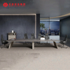 Mesa de escritório moderna móveis em forma de L Design Long Boss Executive CEO Manager Desk