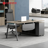 Mesa de escritório moderna em forma de L Mesa de escritório executiva de luxo de alta qualidade e cadeira Ceo Boss Office Table