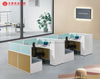 Fábrica de estações de trabalho na China Tela de trabalho Fornecedores da China para mesa de escritório divisória moderna móveis de escritório