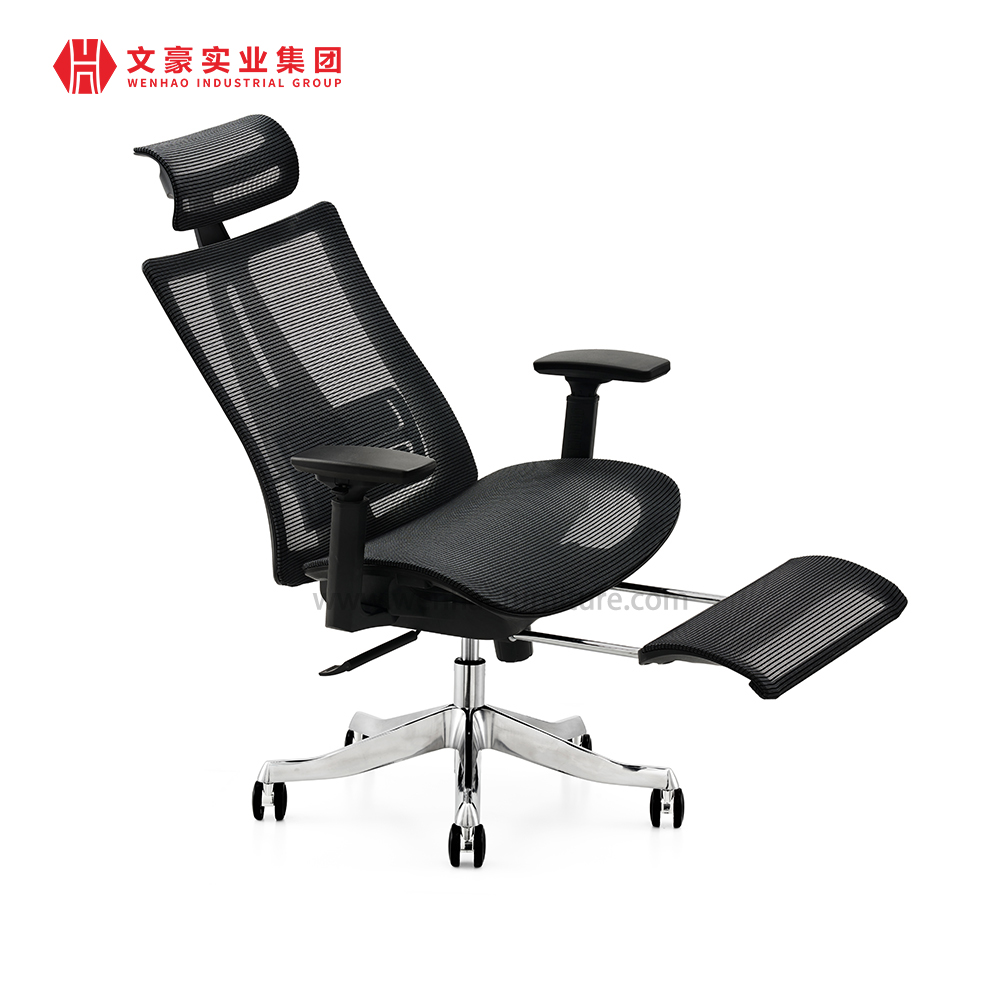 Cadeiras ergonômicas de escritório em malha com apoio para os pés Cadeira de escritório Fatory na China