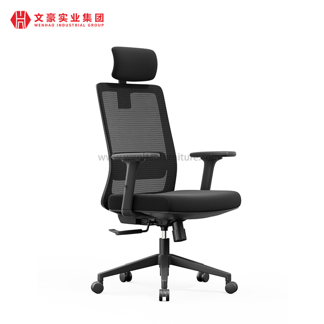 Mobiliário de escritório Foshan Cadeira de escritório ergonômica moderna de malha giratória executiva confortável cadeiras traseiras altas para escritório