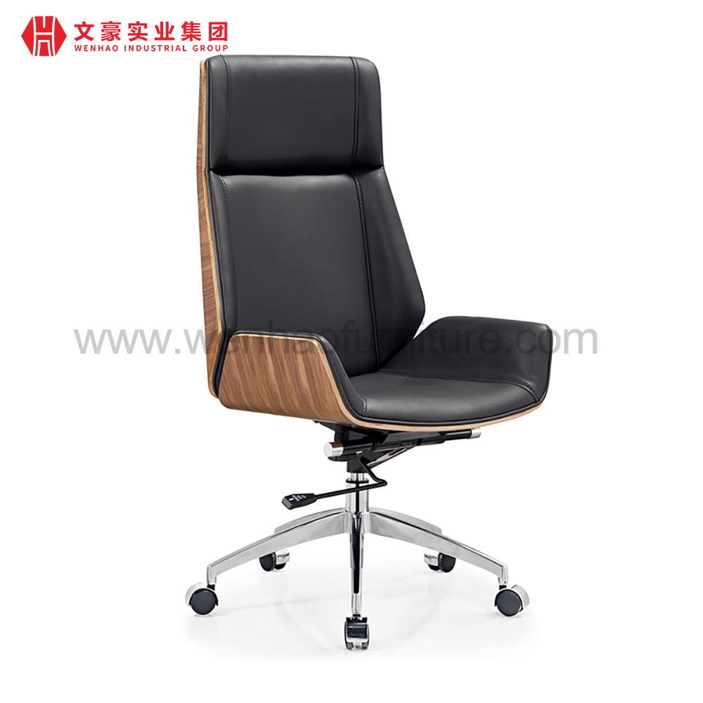 Cadeira de escritório de couro laranja e branco fornecedor de cadeiras de mesa estofadas giratórias de luxo na China