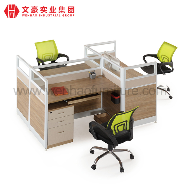 Estação de trabalho modular móvel Mesa Móveis de escritório Computador Divisória de escritório Estação de trabalho Cubículos Estação de trabalho de escritório