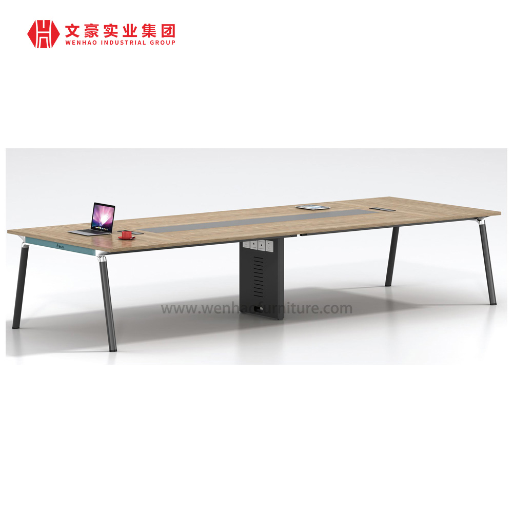 Mesa de escritório em melamina Mesa de conferência Design Mesa de reunião