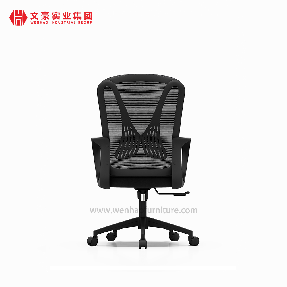 Fornecedor de cadeiras de mesa giratórias estofadas para cadeira de escritório preta acessível na China