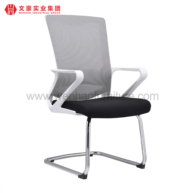 Cadeira moderna do escritório da conferência da malha com fabricante estofado das cadeiras de mesa da estrutura de aço em China
