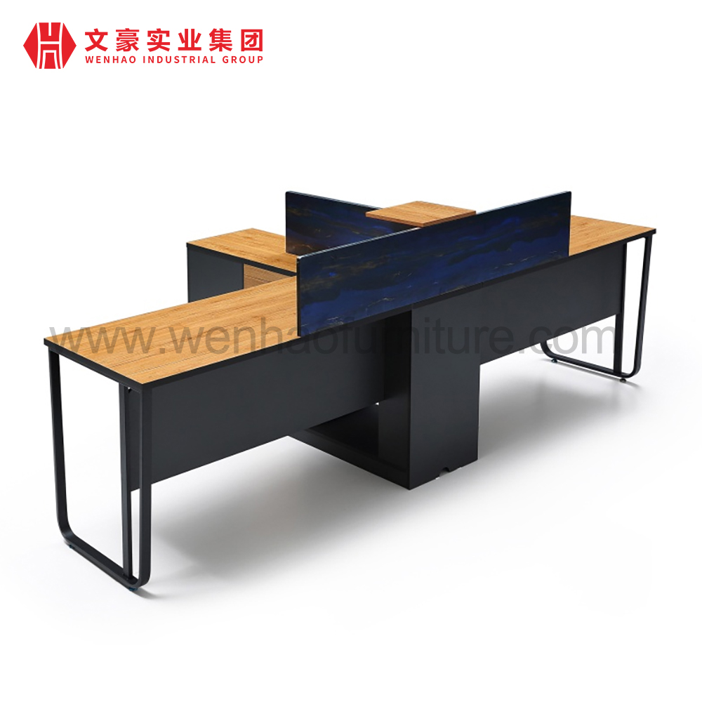 Divisória de mesa com 4 móveis para call center, tela de escritório, estação de trabalho, parede alta, design de escritório, divisória de cubículo