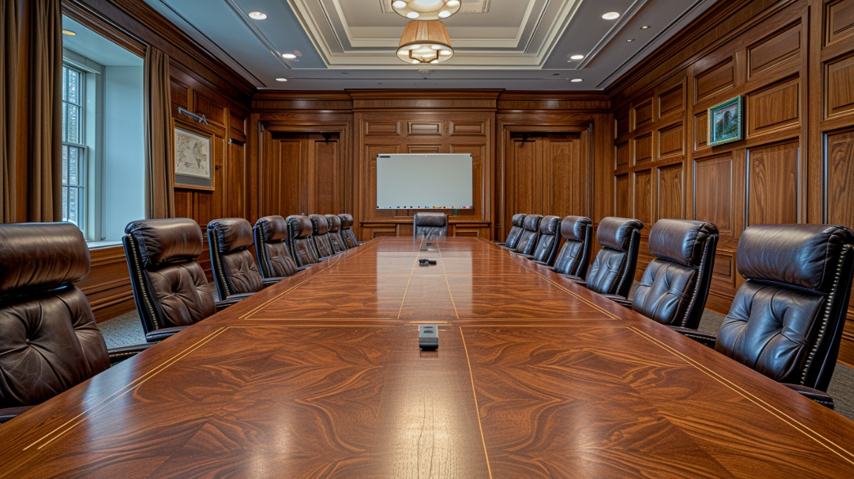 mesa de escritório CEO de luxo