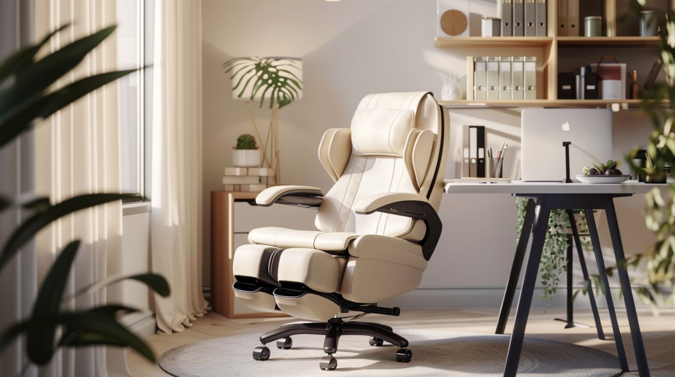 Cadeira ergonômica com encosto alto