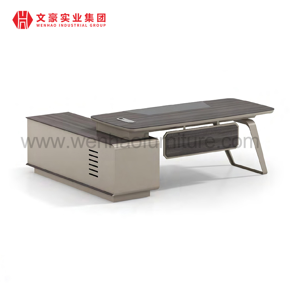 Mesa de escritório luxuosa mesa chefe mesa de escritório executiva mesa moderna mesa de escritório