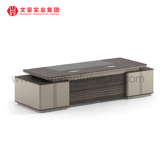 CEO de móveis de escritório personalizados da China Diretor Executivo Design de mesa de escritório Mesas executivas modernas