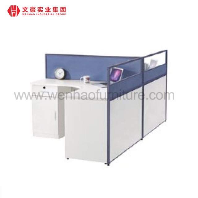 Morden Work Office Cubicles Workstation Desk projeta cubículos privados mesa de escritório com divisória