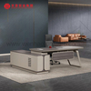 Mesa de escritório moderna, mais recente, design de mesa, ceo, chefe, alta tecnologia, executivo, mesa em forma de l, móveis de escritório