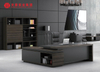 Mesa de escritório Boss em forma de L Mesa executiva Boss Design CEO Gerente Móveis de escritório