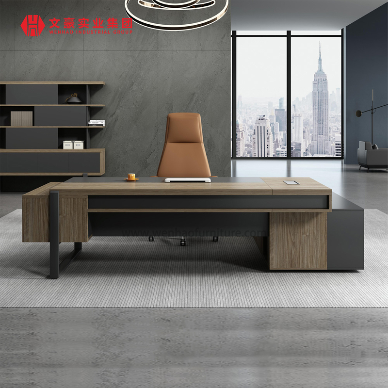 Principais fabricantes OEM Premium Office Furniture Manager Desk Popular Office ModernTable CEO Executive Desk