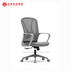 Cadeiras de mesa estofadas da cadeira do escritório da malha giro cinzento superior por conseguinte com apoio lombar
