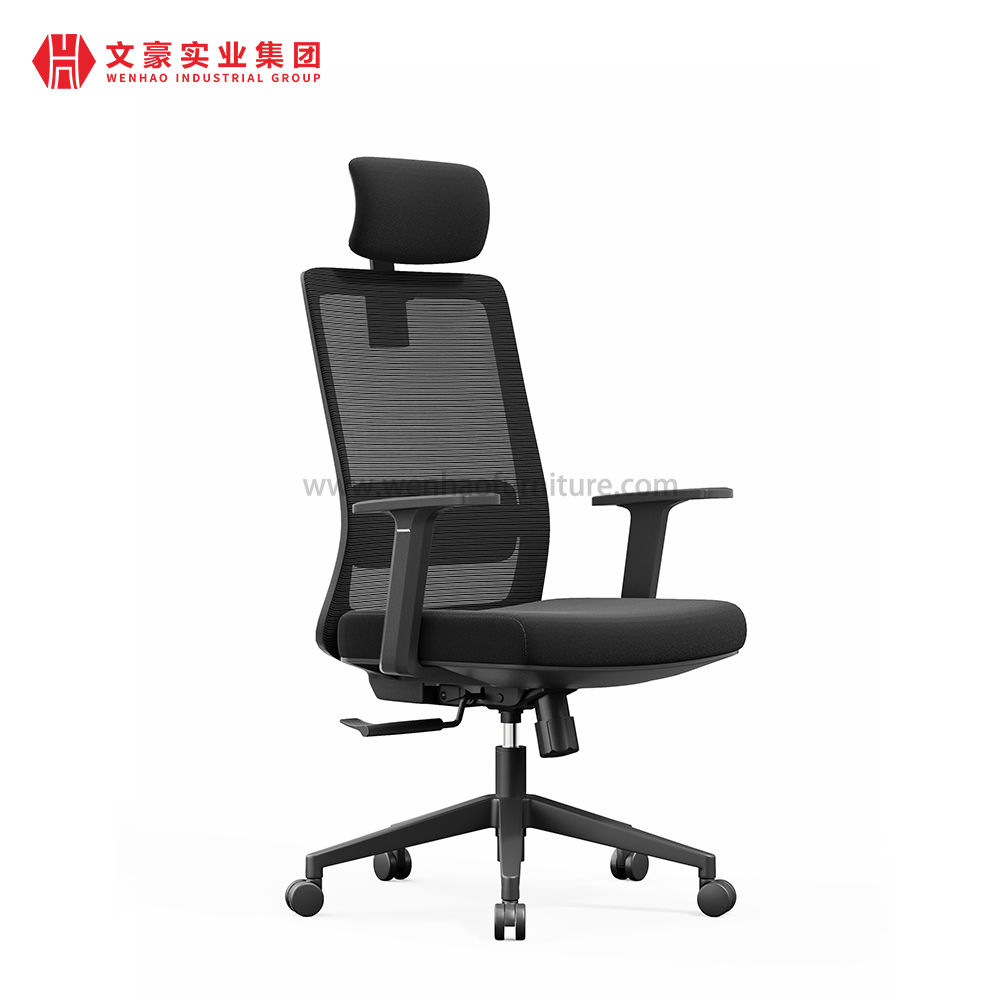 Mobiliário de escritório Foshan Cadeira de escritório ergonômica moderna de malha giratória executiva confortável cadeiras traseiras altas para escritório