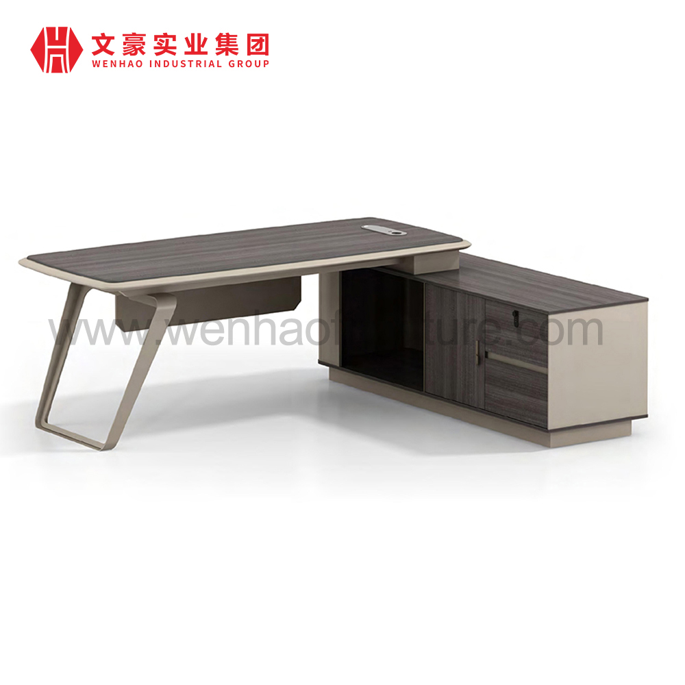 Mesa de escritório luxuosa mesa chefe mesa de escritório executiva mesa moderna mesa de escritório