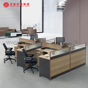 Fornecedor de móveis Foshan Xinda Clover Office Cubicle Workstation Moderno para 2 4 6 8 pessoas