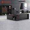 Mesa Oficina Estilo Tradicional Moderno em Forma de L Executivo Estação de Trabalho Gerente BOSS CEO Mesa Mesa Para Escritório de Empresa