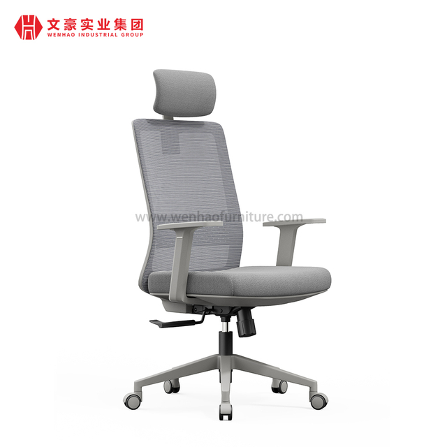 Cadeira de escritório ergonômica de malha completa de Guangdong Silla De Oficina com suporte lombar adaptativo giratório cadeira de escritório de gerente executivo