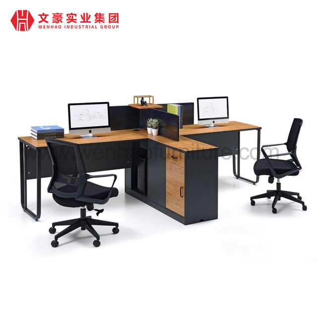 Divisória de mesa com 4 móveis para call center, tela de escritório, estação de trabalho, parede alta, design de escritório, divisória de cubículo