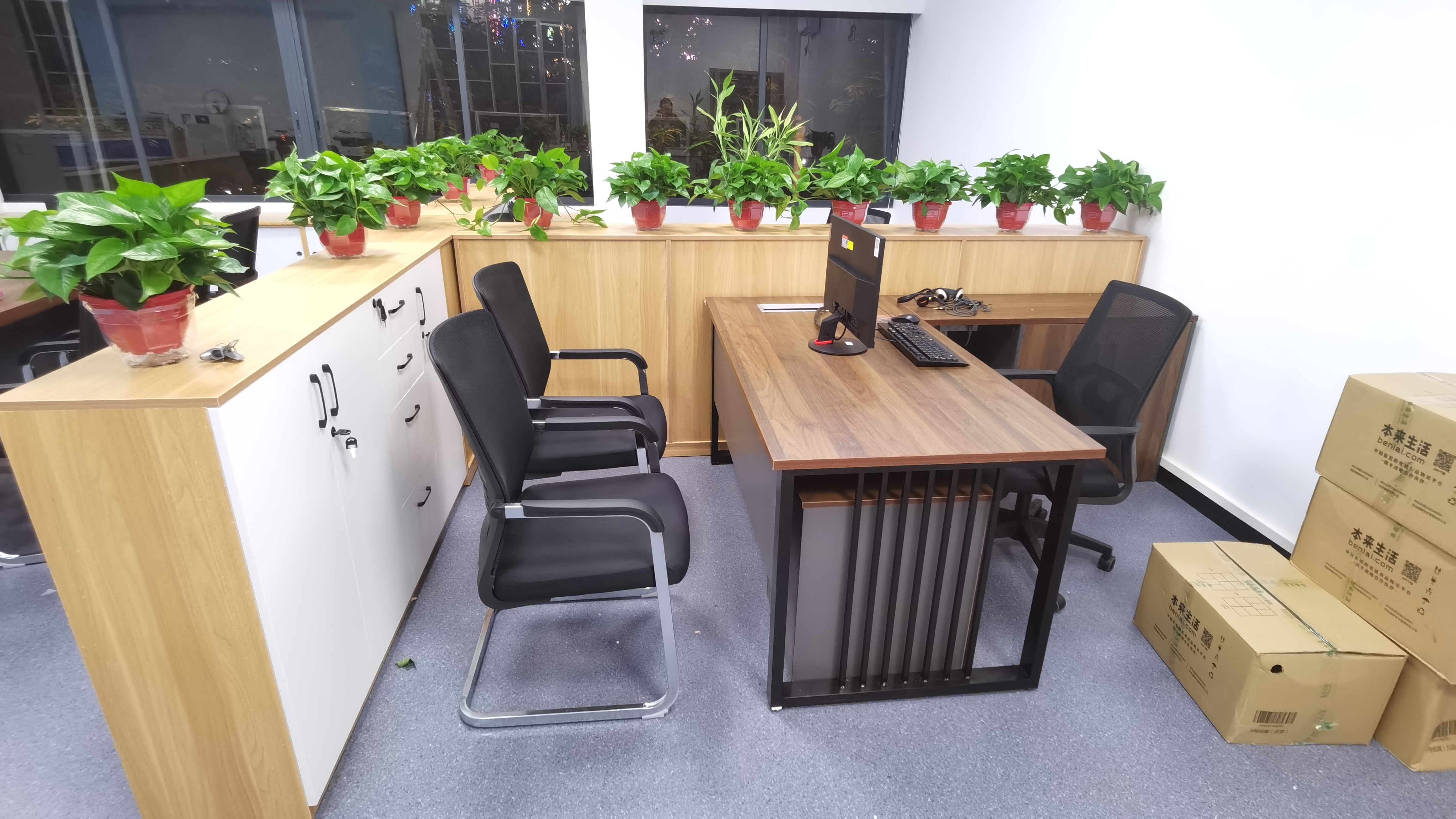 Mesa do escritório executivo