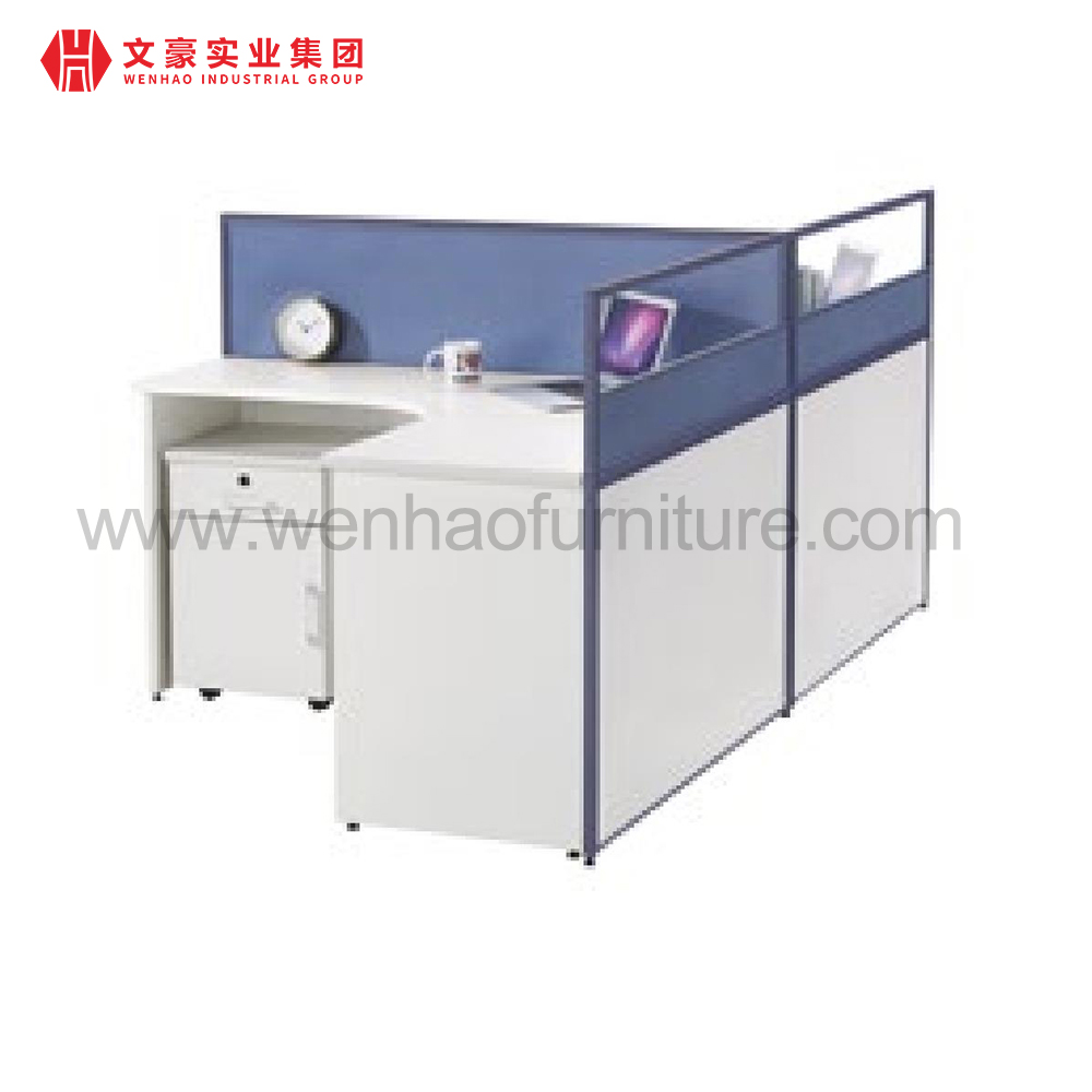 Morden Work Office Cubicles Workstation Desk projeta cubículos privados mesa de escritório com divisória