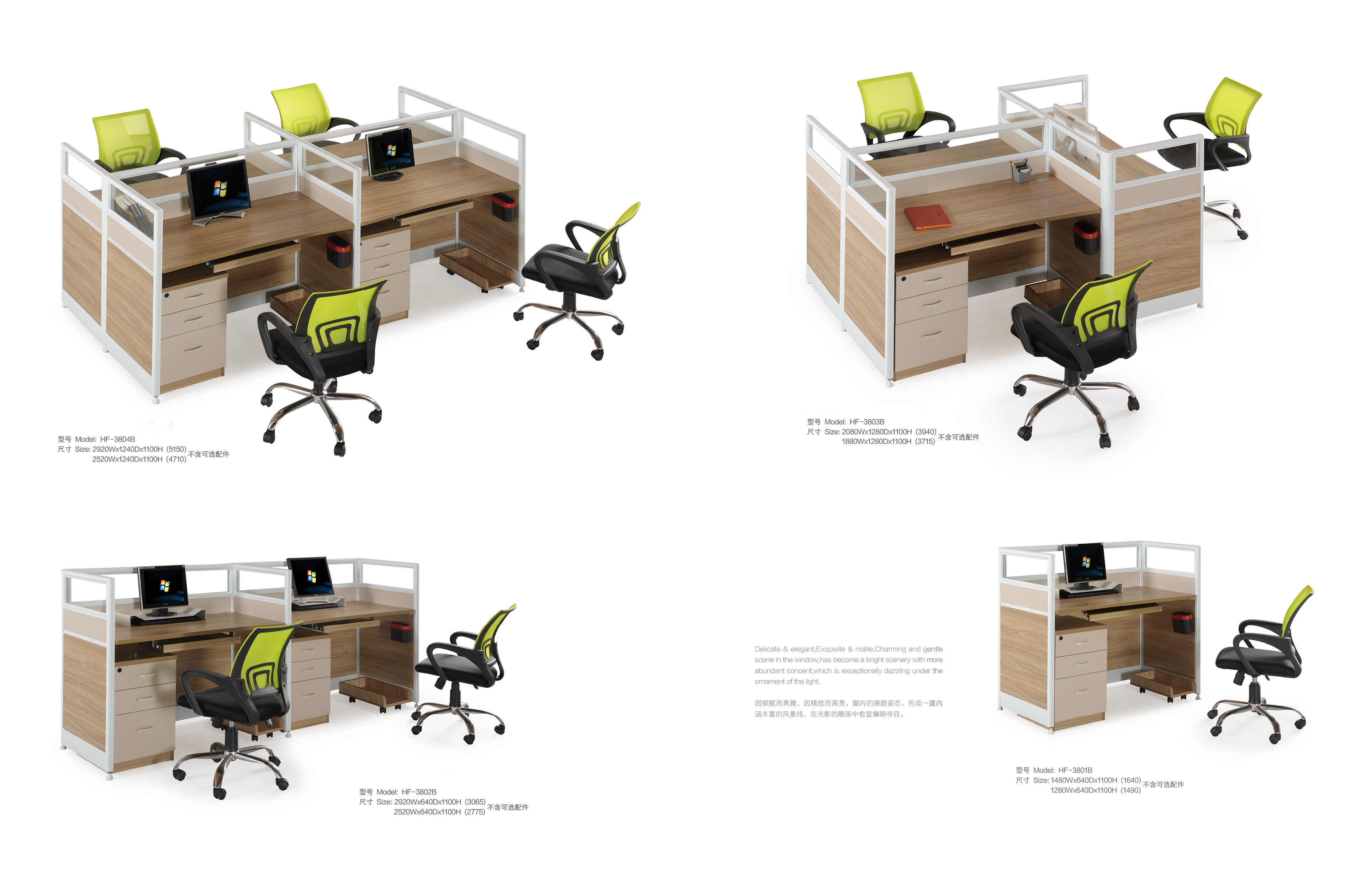 mesa de computador com prateleiras acima