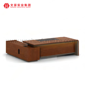 Mesa executiva moderna e luxuosa em formato de L, chefe, mesa de escritório, alta tecnologia, móveis de escritório, mesa de gerente