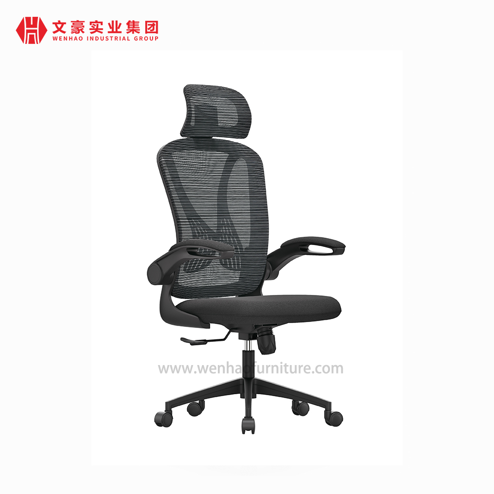 Cadeira executiva moderna do escritório com as cadeiras de mesa ergonômicas estofadas encosto de cabeça da malha