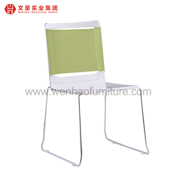 Cadeira de conferência de treinamento com mesa de escrita de estrutura de aço Cadeiras ergonômicas produtos de espaço de escritório
