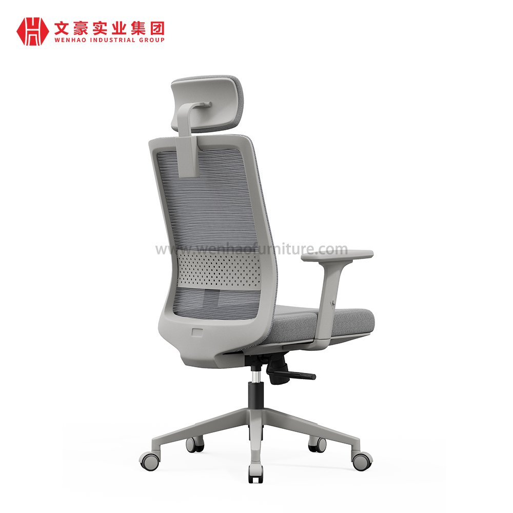 Cadeira de escritório ergonômica de malha completa de Guangdong Silla De Oficina com suporte lombar adaptativo giratório cadeira de escritório de gerente executivo