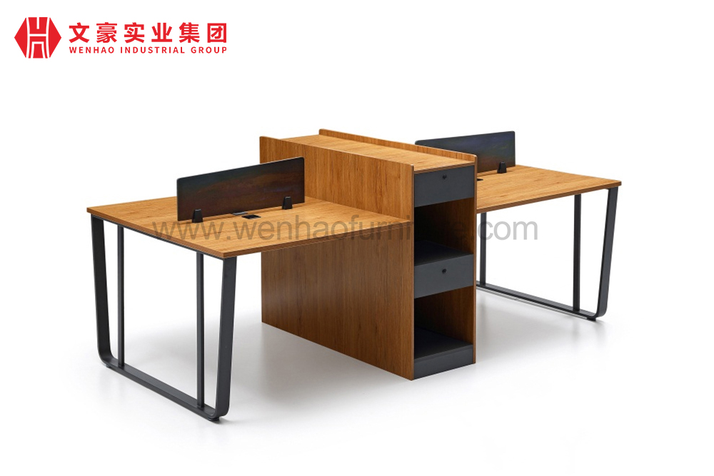 Mesa modular para funcionários, móveis de escritório, estação de trabalho aberta, cubículo com gaveta, 2, 4, 6, 8 pessoas, mesas de escritório