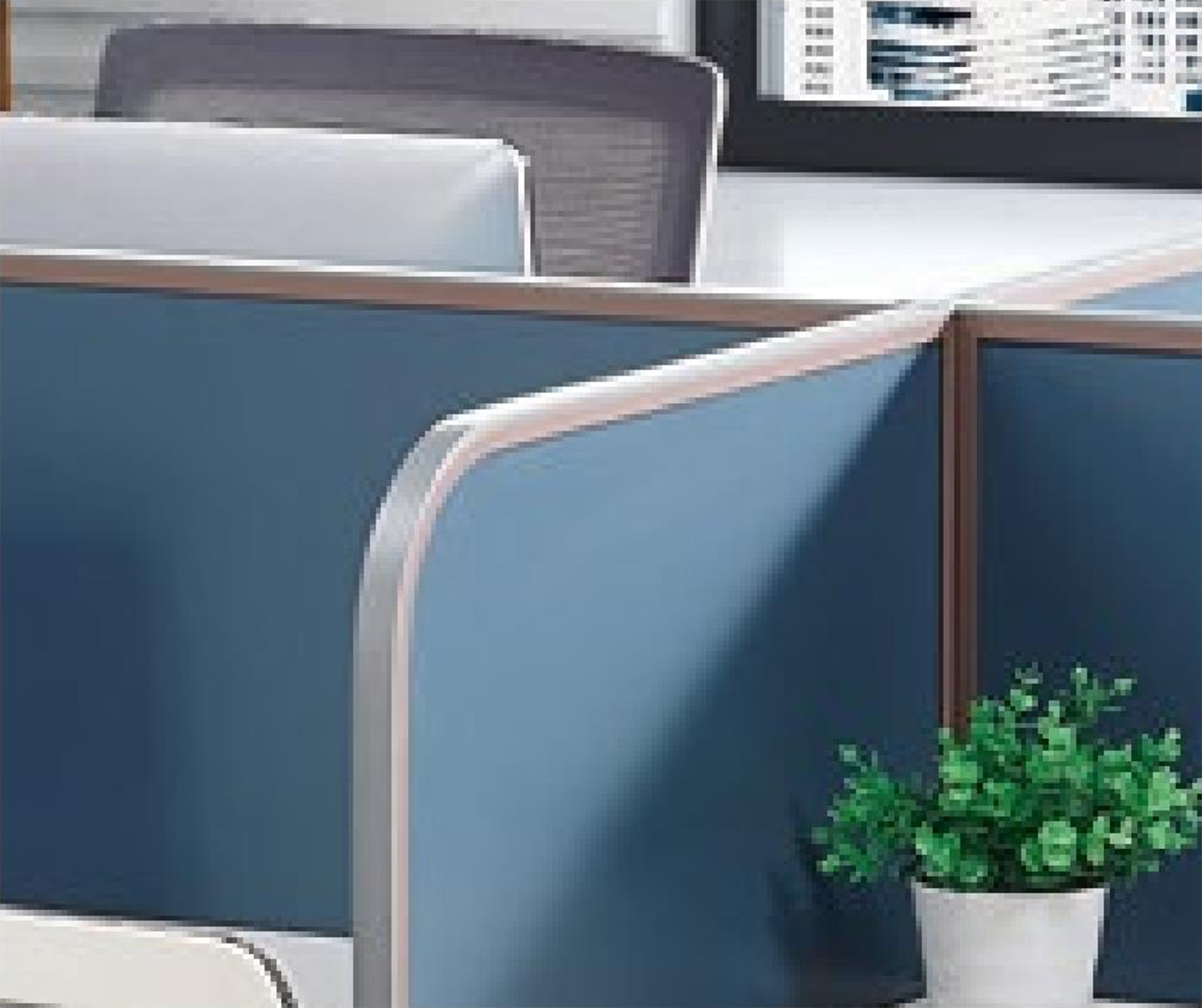 mesa de escritório para 6 pessoas