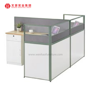Mesa de computador moderna China Fabricante de móveis Equipe executiva Estações de trabalho de cubículo de escritório Design modular de madeira