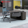 Mesa de escritório moderna em forma de L Mesa de escritório executiva moderna para gerente Mobiliário de escritório Mesa de escritório executiva