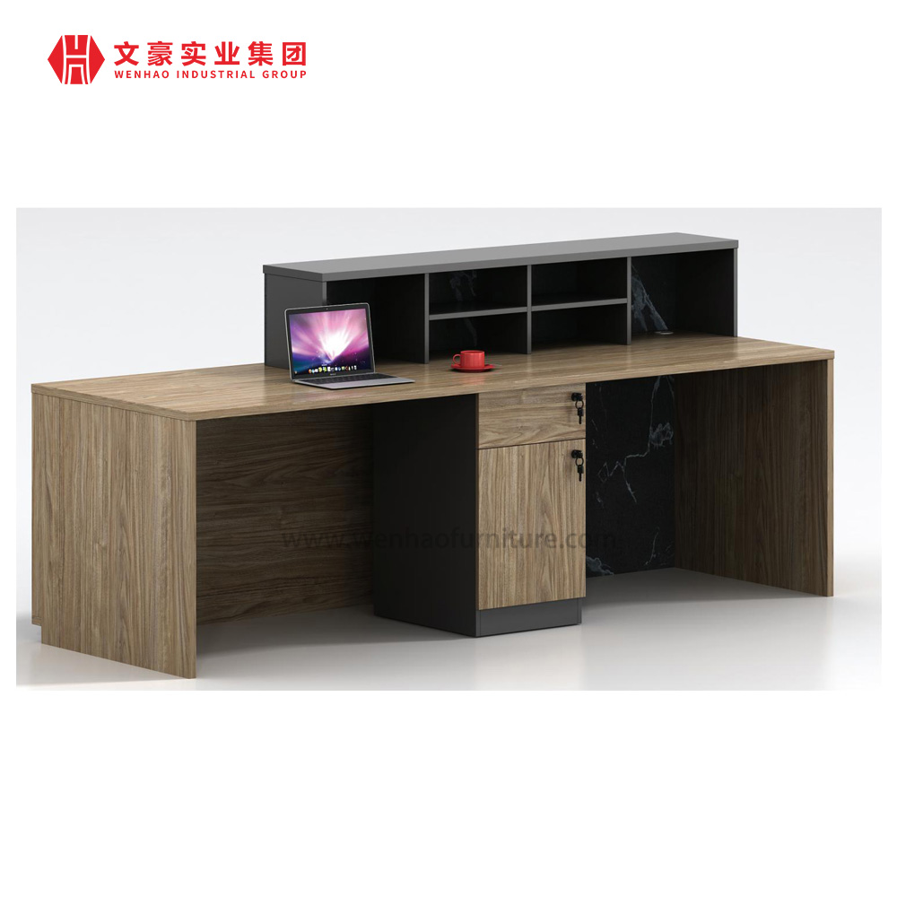 Mesa de recepção de hotel simples empresa de móveis por atacado para lobby