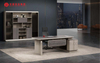 Fornecedores chineses CEO Mesa de escritório moderna Boss Executive Desk Office Computer Shape L Desk
