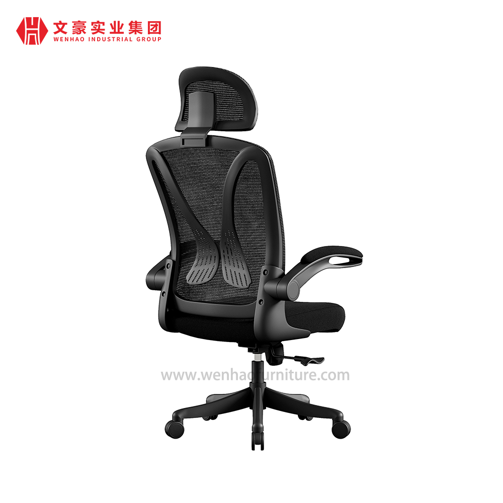 Cadeira executiva moderna do escritório com as cadeiras de mesa ergonômicas estofadas encosto de cabeça da malha