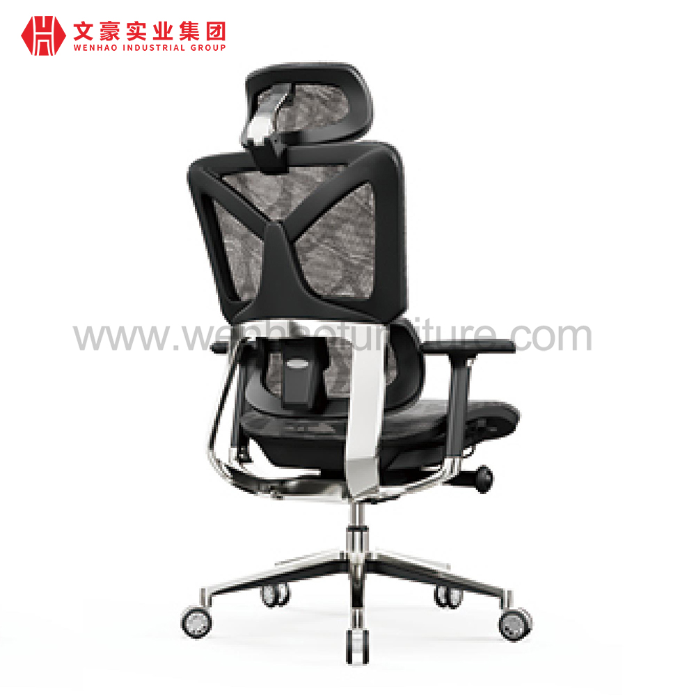 Cadeira ergonômica traseira alta do escritório da malha com fábrica moderna das cadeiras executivas do apoio para os pés em China