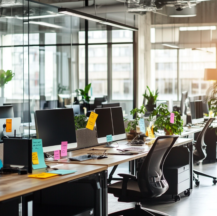 Esta&ccedil;&otilde;es de trabalho modernas