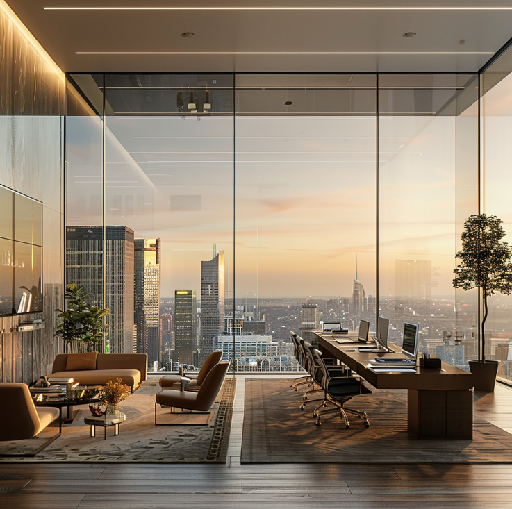 Escrit&oacute;rio Executivo de Luxo