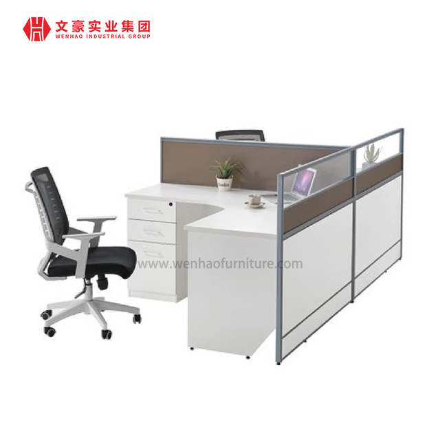 Estação de trabalho para funcionários de escritório, estação de trabalho modular moderna, mesa de trabalho para 3 4 5 pessoas